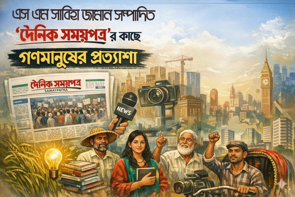 এস এম সাবিহা জামান সম্পাদিত ‘দৈনিক সময়পত্র’র কাছে গণমানুষের প্রত্যাশা