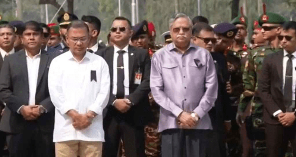 পিলখানার শহীদদের স্মরণে রাষ্ট্রপতি ও প্রধানমন্ত্রীর শ্রদ্ধা নিবেদন